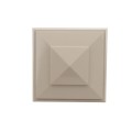 LMT S-55NE-KK 5" x 5" Classic New England Vinyl Post Cap - Khaki