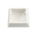 5" x 5" Classic New England Vinyl Post Cap (White) - LMT S-55NE-W