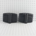 D&D TruClose Multi-Adjustable Heavy Duty S3 Gate Hinges for Vinyl and Composite Gates (Pair) Black