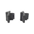 D&D TruClose Multi-Adjustable Heavy Duty S3 Gate Hinges for Vinyl and Composite Gates (Pair) Black