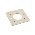 Vinyl Top Rail Tie (Fits 4" x 4" Square Vinyl Fence Post) (PostCaps)