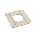 Vinyl Top Rail Tie (Fits 4" x 4" Square Vinyl Fence Post) (PostCaps)