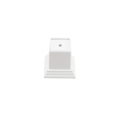 LMT 1254-WHITE 2-Piece Adjustable Foot Block Kit For Vinyl Railing (2 ...