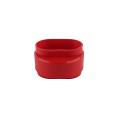 Red Professional Vinyl Fence Donut For 5" x 5" Vinyl Post and 2 1/2" (2 ...