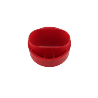 Red Professional Vinyl Fence Donut For 5" x 5" Vinyl Post and 2 1/2" (2 ...
