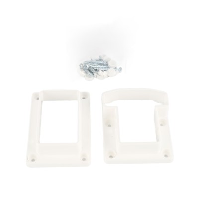 LMT 1182-WHITE Vinyl T-Rail Handrail Bracket Kit For Vinyl Railing ...