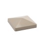 LMT 1003KK 4" x 4" Flat Vinyl Post Cap - Khaki