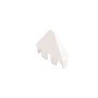 LMT 7/8" x 3" (0.695" x 2.825" ID) Sharp Vinyl Picket Cap for Vinyl Fence Posts (White) - 1066W