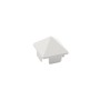 LMT 1 1/2" x 1 1/2" (1.370" x 1.370" ID) Sharp Vinyl Picket Cap for Vinyl Fence Posts (White) - 1074-WHITE