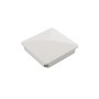 LMT 1079W 5" x 5" Internal Pyramid Vinyl Post Cap (4.700" Inside Dimension) - White