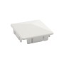LMT 1080W 4" x 4" Internal Pyramid Vinyl Post Cap (3.715" x 3.715" Inside Dimension) - White