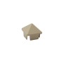 LMT 1 3/8" x 1 3/8" Sharp Vinyl Picket Cap for Vinyl Fence Posts (Almond) - 1116-ALMOND