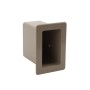2" x 3 1/2" x 4" Pocket Rail Vinyl Fence Gate Socket (Khaki) - LMT 1128-KHAKI