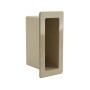 2" x 6" x 4" Pocket Rail Vinyl Fence Gate Socket (Almond) - LMT 1129-ALMOND