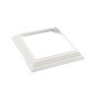 LMT 5" Sq. Two-Piece Vinyl Post Skirt for Vinyl Fence Posts (White) - 1157-WHITE
