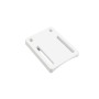LMT 1305A-WHITE 8" Round Column Adapter for Straight Vinyl Bracket - White