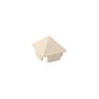 LMT 1 1/2" x 1 1/2"  (1.390" x 1.390" ID) Sharp Vinyl Picket Cap for Vinyl Fence Posts (Beige) - 1341-BEIGE