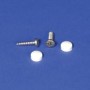 LMT 1360-500-BEIGE #10 x 1" Self-Drilling Screw and Cap - Beige