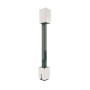LMT Blu-Mount Adjustable Angle Wizard 5" Sq. x 36" Heavy-Duty Surface Mount IBC-Compliant Post Mount for Vinyl Railing Posts With PVC Top Leveling Guide - 1366G