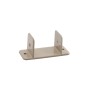 LMT 1374-KHAKI 2" Squar Vinyl Rail Pergola Rafter Cleat Clip - Khaki