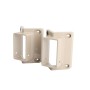 LMT 1388-KHAKI 2" x 3 1/2" 45 Degree Handrail Vinyl Bracket Kit - Khaki