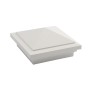 LMT 1431W 4" x 4" Sq Princeton Vinyl Post Cap - White