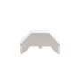 LMT 7/8" x 1 1/2" (0.770" x 2.880" ID) Dog Ear Vinyl Picket Cap for Vinyl Fence Posts (White) - 1442W