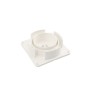 LMT 5" Sq. Vinyl Porch Post Mounting Plate For Vinyl Railing Deck Posts