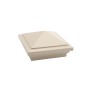 4" X 4" Haven Style Vinyl Post Cap for Vinyl Fence and Railing (Almond)