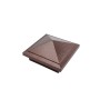 4" x 4" Haven Style Vinyl Post Cap - Antique Copper