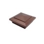 3.625" (3 5/8" x 3 5/8") Cape May Style Vinyl Post Cap for 4" x 4" Wood Post - Antique Copper