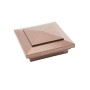 4" x 4" Cape May Style Vinyl Post Cap - Antique Copper