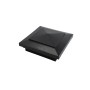 4" x 4" Cape May Style Vinyl Post Cap - Hammertone Black