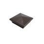 4" x 4" Neptune Style Vinyl Post Cap - Antique Brown