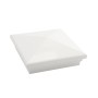 5X5 Neptune Style Vinyl Post Cap for Vinyl Fence and Railing (White)