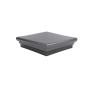 5.625" (5 5/8" x 5 5/8") Neptune Style Vinyl Post Cap for 6" x 6" Wood Post - Antique Gray