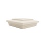 5X5 Cape May Style Vinyl Post Cap for Vinyl Fence and Railing (Almond)