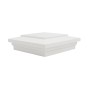 6X6 Cape May Style Vinyl Post Cap for Vinyl Fence and Railing (White)