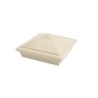 5X5 Haven Style Vinyl Post Cap for Vinyl Fence and Railing (Almond)