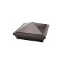 5" x 5" Haven Style Vinyl Post Cap - Antique Brown