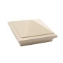5X5 Haven Style Vinyl Post Cap for Vinyl Fence and Railing (Beige)