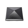 5" x 5" Haven Style Vinyl Post Cap - Hammertone Black