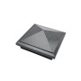 5.625" (5 5/8" x 5 5/8") Haven Style Vinyl Post Cap for 6" x 6" Wood Post - Antique Gray