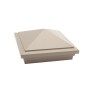 6X6 Haven Style Vinyl Post Cap for Vinyl Fence and Railing (Khaki)