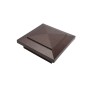 4.5" (4 1/2" x 4 1/2") Cape May Style Vinyl Post Cap - Antique Brown