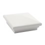 4.5" Sq Neptune Style Vinyl Post Cap for Vinyl Fence and Railing (White)