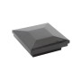 2 1/2" x 2 1/2" Sq. Ornamental Vinyl Post Cap - 1741B - Black