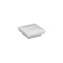 2.5" (2 1/2" x 2 1/2") Ornamental Post Cap - Textured White