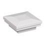 3" x 3" Ornamental Post Cap - Textured White