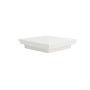 3 1/2" x 3 1/2" Sq. Ornamental Vinyl Post Cap - 1743W - White